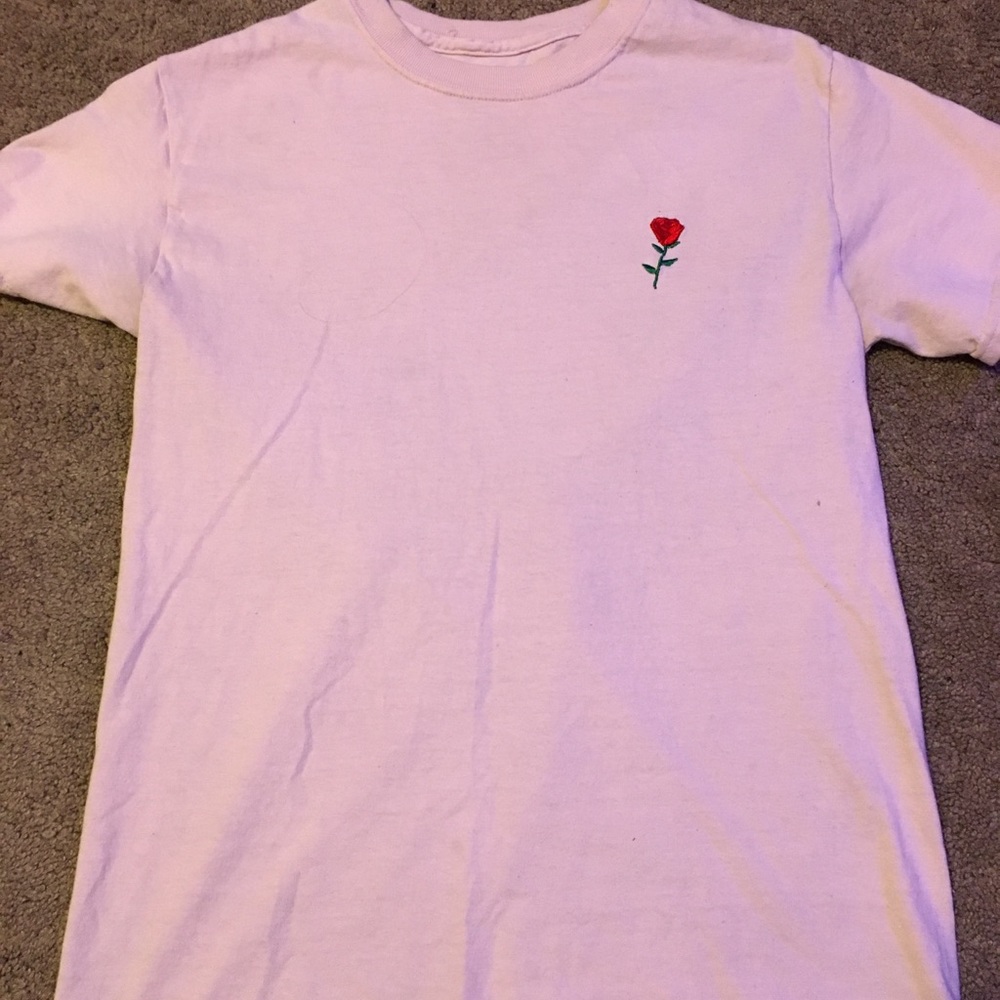 Rose stitch shirt